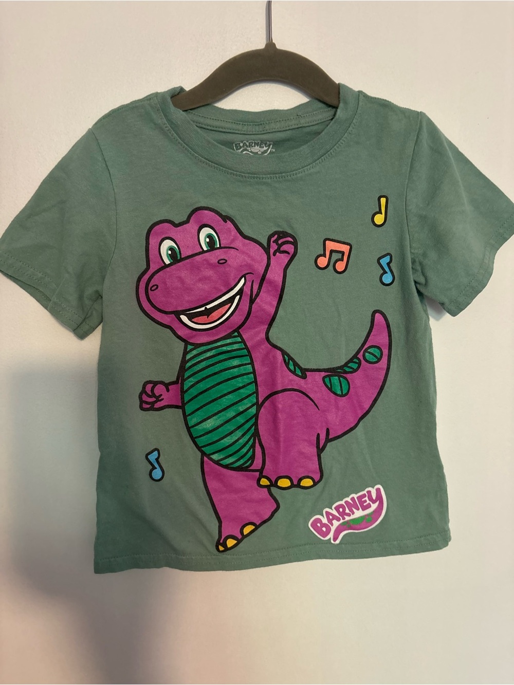Barney Green Short-Sleeve Graphic Tee for Kids